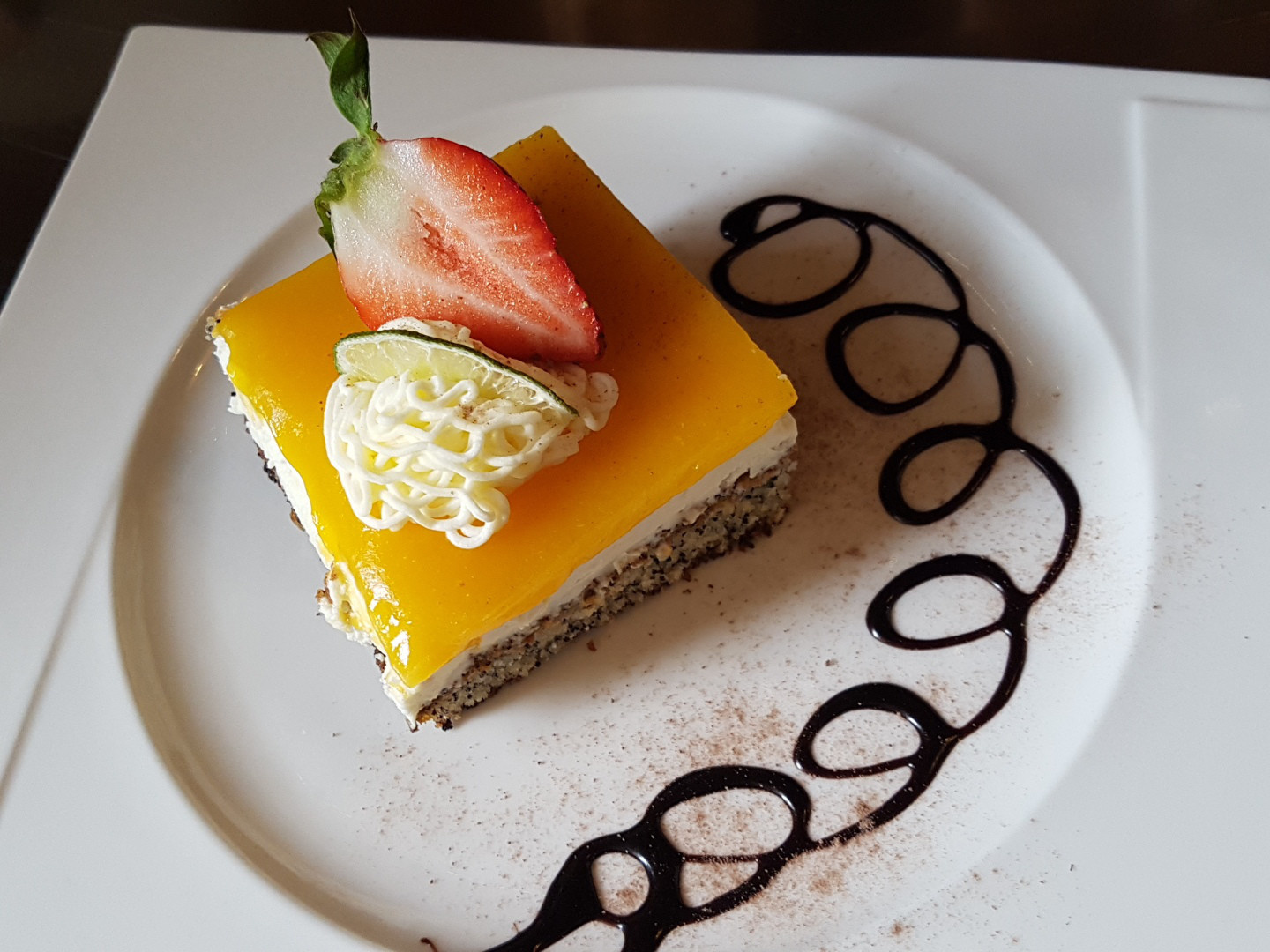 Kuchen des Café auf der Deele